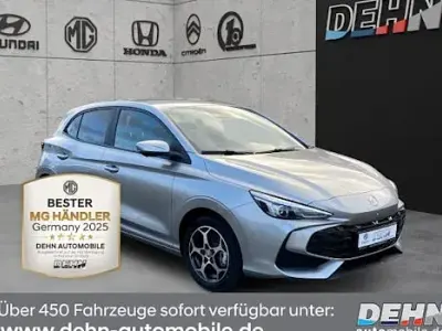 Ny MG MG3 Luxury 195 HK (143 kW) 2025 Silver Halvkombi