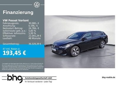 Gebraucht VW Passat Business 150 PS (110 kW) 2025 Grenadillschwarz metallic Kombi