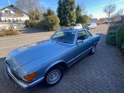 Gebraucht Mercedes SL280 185 PS (136 kW) 1985 Blau Cabrio