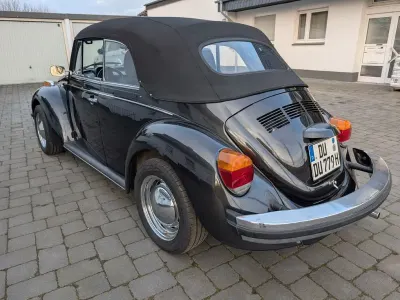 Używany VW Käfer Karmann 50 KM (36 kW) 1979 Czarny Kabriolet