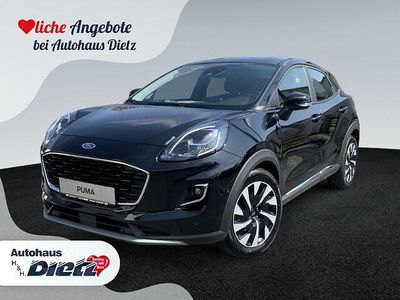 Gebraucht Ford Puma Titanium 125 PS (91 kW) 2022 Obsidianschwarz metallic Coupé