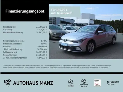 Second-hand VW Golf VIII Life 131 CP (96 kW) 2023 Argintiu Break