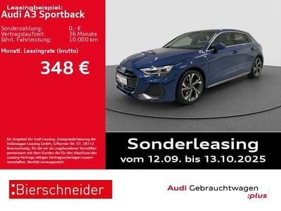 Blau (ascariblau) Gebraucht 2025 Audi A3 Sportback S-Line Kleinwagen | 40.451 € (Guter Preis)