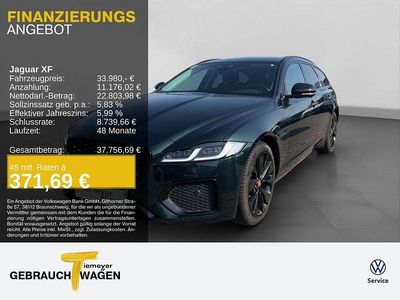 Second-hand Jaguar XF Sportbrake R-Dynamic 204 CP (150 kW) 2022 Verde Break