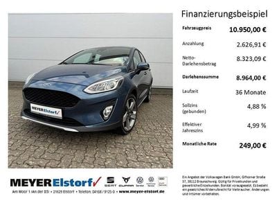 Usata Ford Fiesta Active 125 CV (91 kW) 2019 Blu Utilitaria