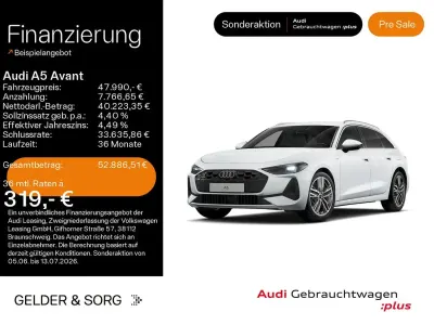 Gebraucht Audi A5 Sport 299 PS (219 kW) 2025 Gletscherweiß metallic Kombi