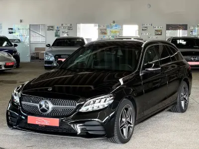 Używany Mercedes C200 AMG line 184 KM (135 kW) 2020 Czarny Sedan/Limuzyna