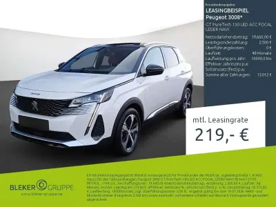 Gebraucht Peugeot 3008 GT 131 PS (96 kW) 2023 Weiß SUV