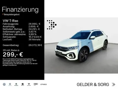 Usata VW T-Roc R-line 150 CV (110 kW) 2023 Bianco SUV