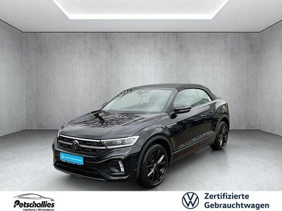 Gebraucht VW T-Roc Cabriolet R-line 150 PS (110 kW) 2023 Schwarz Cabrio