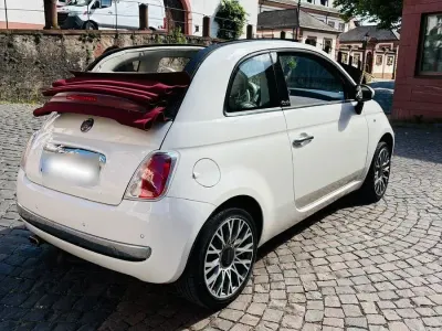 Gebraucht Fiat 500C Lounge 69 PS (50 kW) 2010 Weiß Cabrio