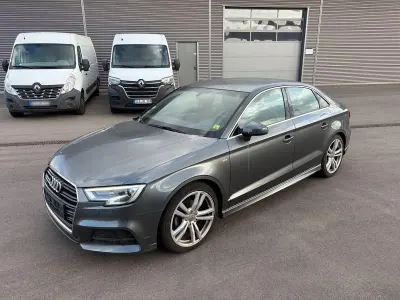 Używany Audi A3 S-Line 150 KM (110 kW) 2018 Szary Sedan/Limuzyna
