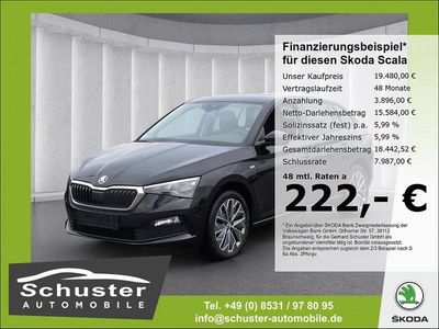 Gebraucht Skoda Scala Tour 110 PS (80 kW) 2022 Schwarz Kleinwagen