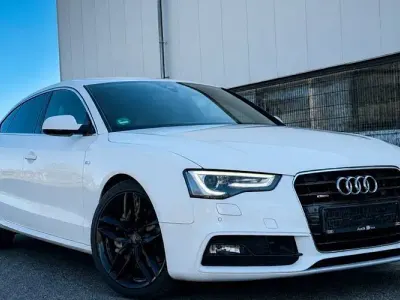 Używany Audi A5 Sportback S-Line 190 KM (139 kW) 2014 Biały Hatchback