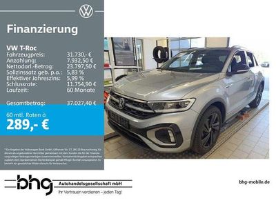 Gebraucht VW T-Roc R-line 150 PS (110 kW) 2025 Silber SUV