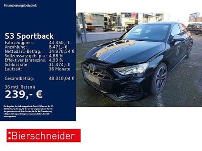 Gebraucht Audi S3 Ambiente 333 PS (244 kW) 2024 Schwarz Limousine