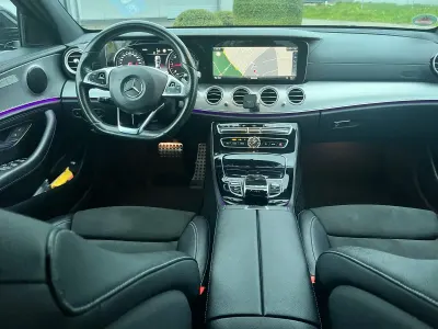 Brugt Mercedes E220 AMG line 194 HK (142 kW) 2017 Sort Sedan