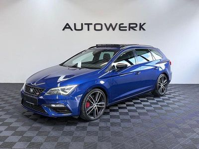 Usata Seat Leon ST 4Drive 300 CV (220 kW) 2018 Blu Station wagon
