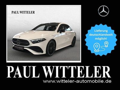 Gebraucht Mercedes A200 AMG line 163 PS (119 kW) 2024 Unilack polarweiß Limousine