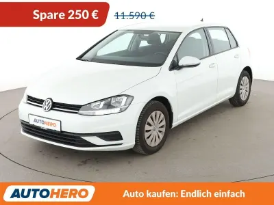 Gebraucht VW Golf VII Trendline 86 PS (63 kW) 2019 Pure white Kleinwagen