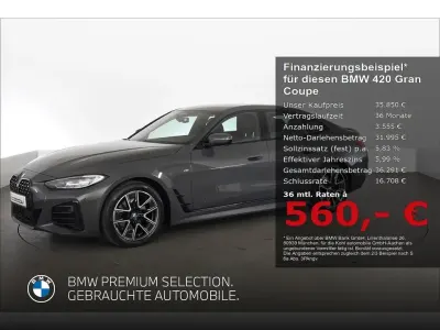 Gebraucht BMW 420 M Sport 190 PS (139 kW) 2023 Grau Coupé