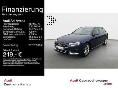 Second-hand Audi A4 Advanced Plus 163 CP (119 kW) 2022 Albastru Break