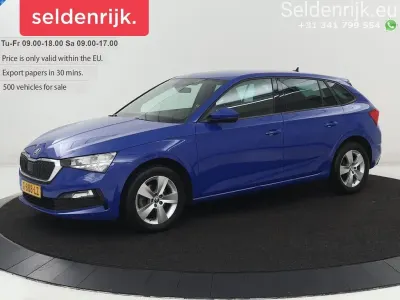 Gebraucht Skoda Scala Sport 116 PS (85 kW) 2019 Blau Kleinwagen