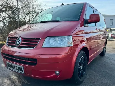 Gebraucht VW Multivan Highline 174 PS (127 kW) 2005 Rot Van / Kleinbus