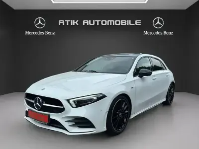 Gebraucht Mercedes A200 AMG 163 PS (119 kW) 2021 Weiß metallic (metallic) Limousine
