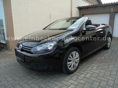 Gebraucht VW Golf Cabriolet 105 PS (77 kW) 2014 Schwarz metallic Cabrio