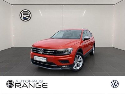 Gebraucht VW Tiguan Allspace Highline 150 PS (110 kW) 2018 Orange SUV