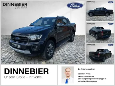 Gebraucht Ford Ranger Wildtrack 212 PS (155 kW) 2021 Obsidian schwarz metallic Pickup