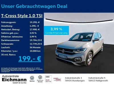 Używany VW T-Cross Style 110 KM (80 kW) 2022 Szary SUV