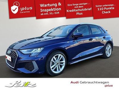 Gebraucht Audi A3 S-Line 150 PS (110 kW) 2023 Navarrablau metallic Limousine