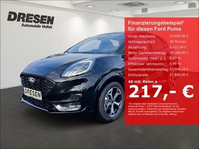 Gebraucht Ford Puma ST-Line 125 PS (91 kW) 2024 Schwarz SUV