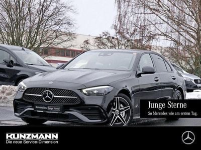 Schwarz Gebraucht 2022 Mercedes C300e Premium Limousine | 36.379 € (Fairer Preis)