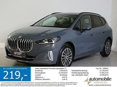 Grau Gebraucht 2024 BMW 218 Active Tourer Luxury Line Van / Kleinbus | 26.630 € (Superpreis)