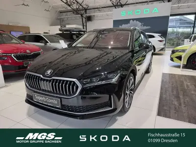 Gebraucht Skoda Superb LAURIN & KLEMENT 150 PS (110 kW) 2025 Onyxschwarz metallic Kombi