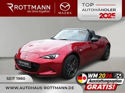 Neu Mazda MX5 Homura-Line 132 PS (97 kW) 2025 Rot Cabrio
