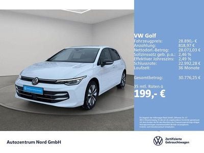Gebraucht VW Golf VIII Goal 150 PS (110 kW) 2025 Weiss Limousine