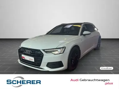 Gebraucht Audi A6 Sport 204 PS (150 kW) 2021 Gletscherweiß metallic Kombi