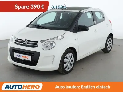 Gebraucht Citroën C1 SELECTION 82 PS (60 kW) 2015 Weiß Kleinwagen
