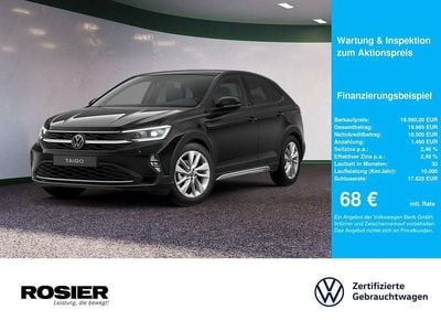 Gebraucht VW Taigo Life 116 PS (85 kW) 2024 Schwarz / deep black SUV