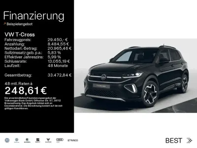Brugt VW T-Cross R-line 116 HK (85 kW) 2026 Sort SUV