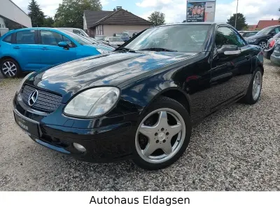 Gebraucht Mercedes SLK320 218 PS (160 kW) 2000 Schwarz Cabrio