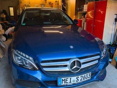 Usata Mercedes C220 170 CV (125 kW) 2014 Blu Station wagon