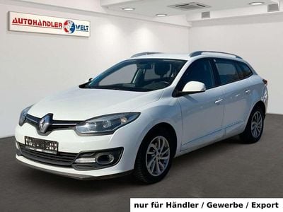 Gebraucht Renault Mégane GrandTour Initiale Paris 110 PS (80 kW) 2014 Weiß Kombi