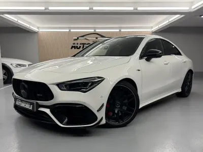 Gebraucht Mercedes CLA45 AMG AMG 421 PS (309 kW) 2021 Weiß Coupé