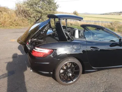 Gebraucht Mercedes SLK55 AMG AMG 421 PS (309 kW) 2014 Schwarz Cabrio