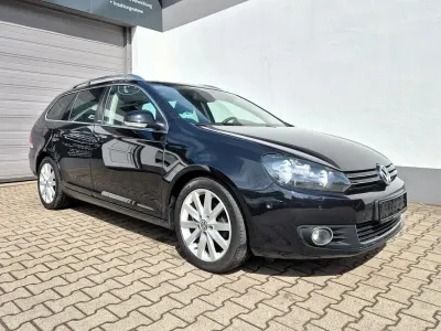 Gebraucht VW Golf VII Style 122 PS (89 kW) 2012 Schwarz Kombi